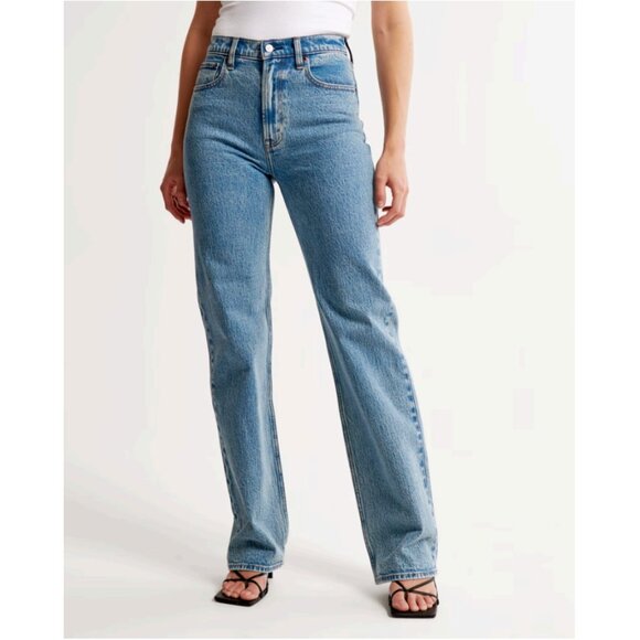 Abercrombie & Fitch Denim - Abercrombie & Fitch High Rise 90s Relaxed Jean Size 24